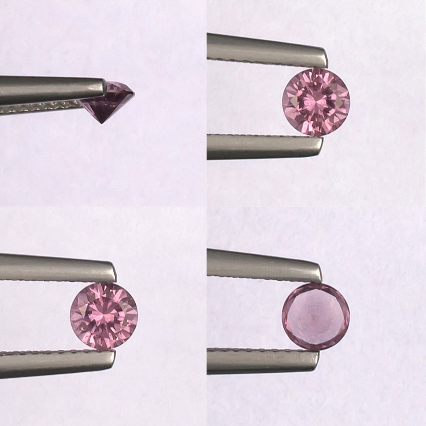 0.41ct Malaya Garnet Colored Gemstone Collage