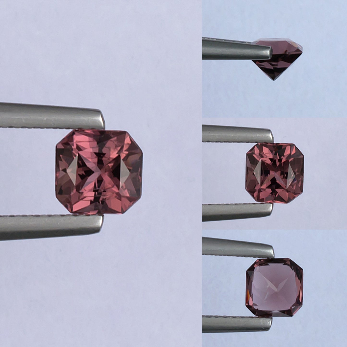 1.04ct Pink Spinel Colored Gemstone Collage