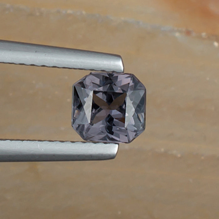 1.04ct Spinel Colored Gemstone Top View Natural Background