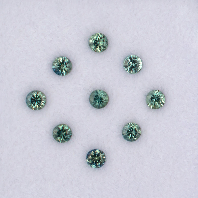 1.07twt Green Sapphire Colored Gemstone Melee Parcel A 21435