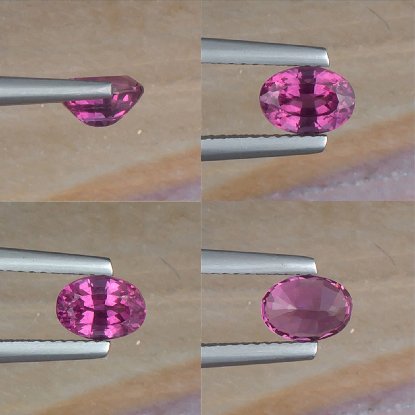 1.11ct Malaya Garnet Colored Gemstone Collage II