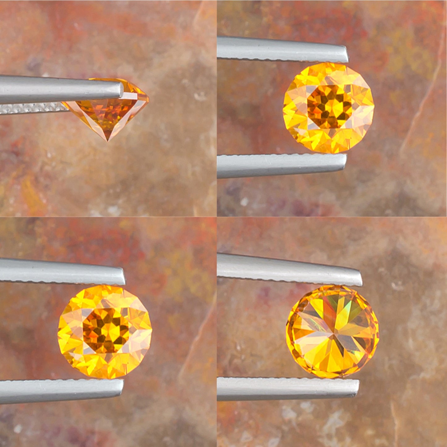 1.85ct Sphalerite Colored Gemstone Collage II