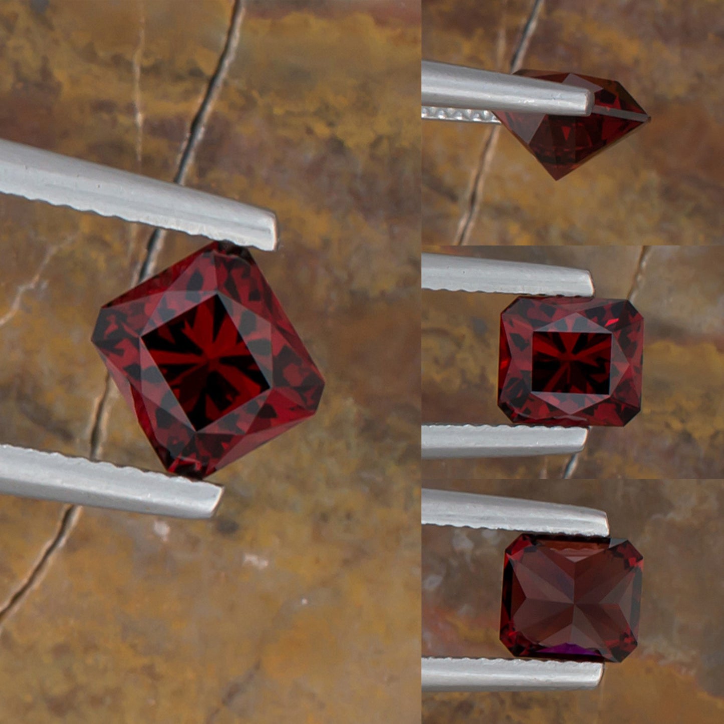 1.92ct Malaya Garnet Colored Gemstone Collage I