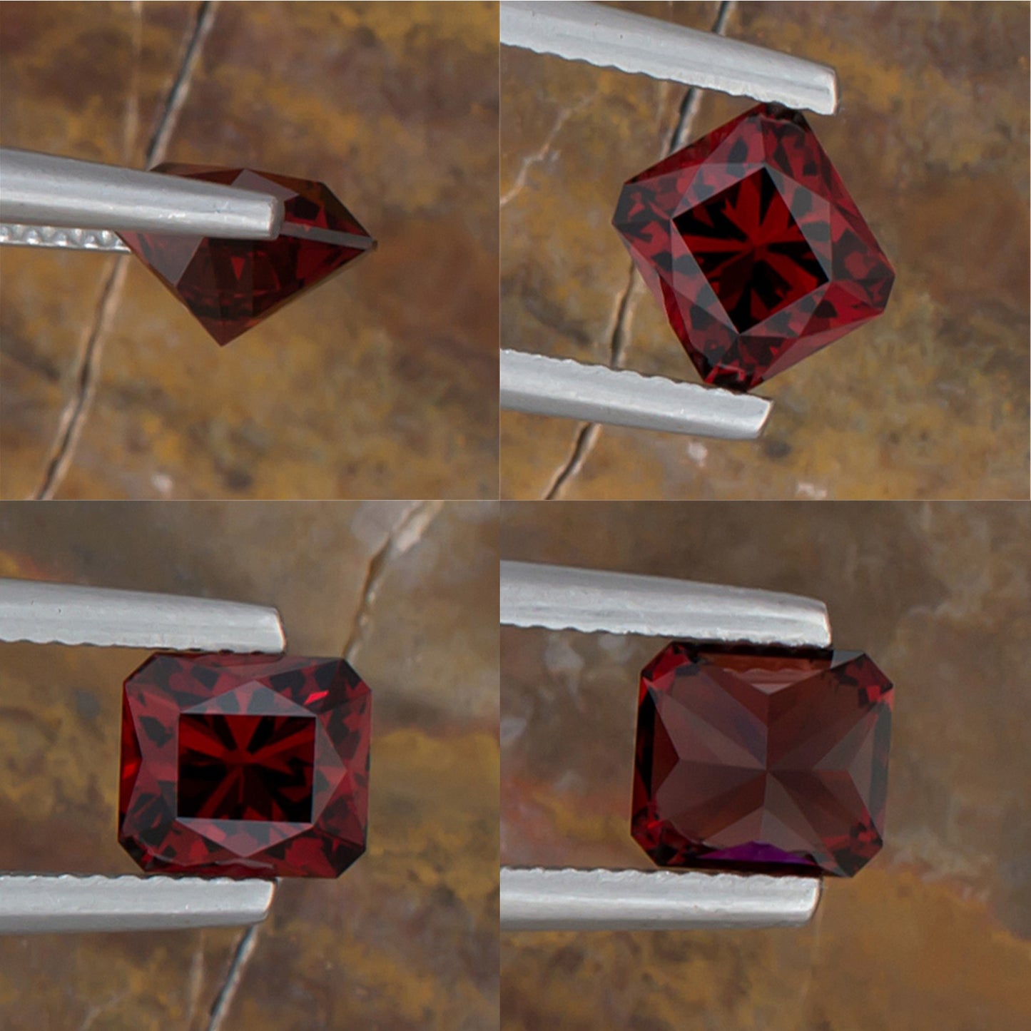 1.92ct Malaya Garnet Colored Gemstone Collage II