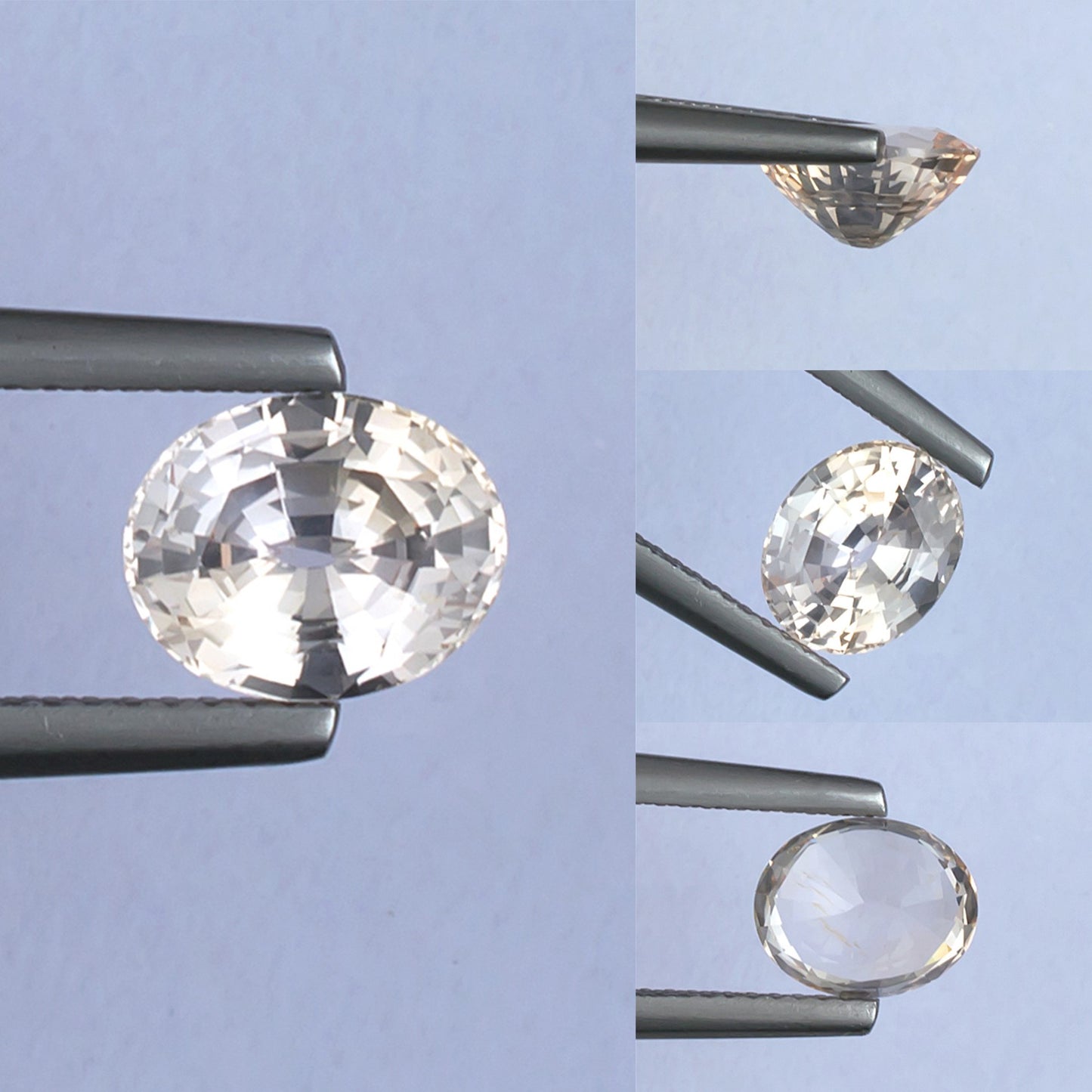 1.99ct Fancy Sapphire Colored Gemstone Collage