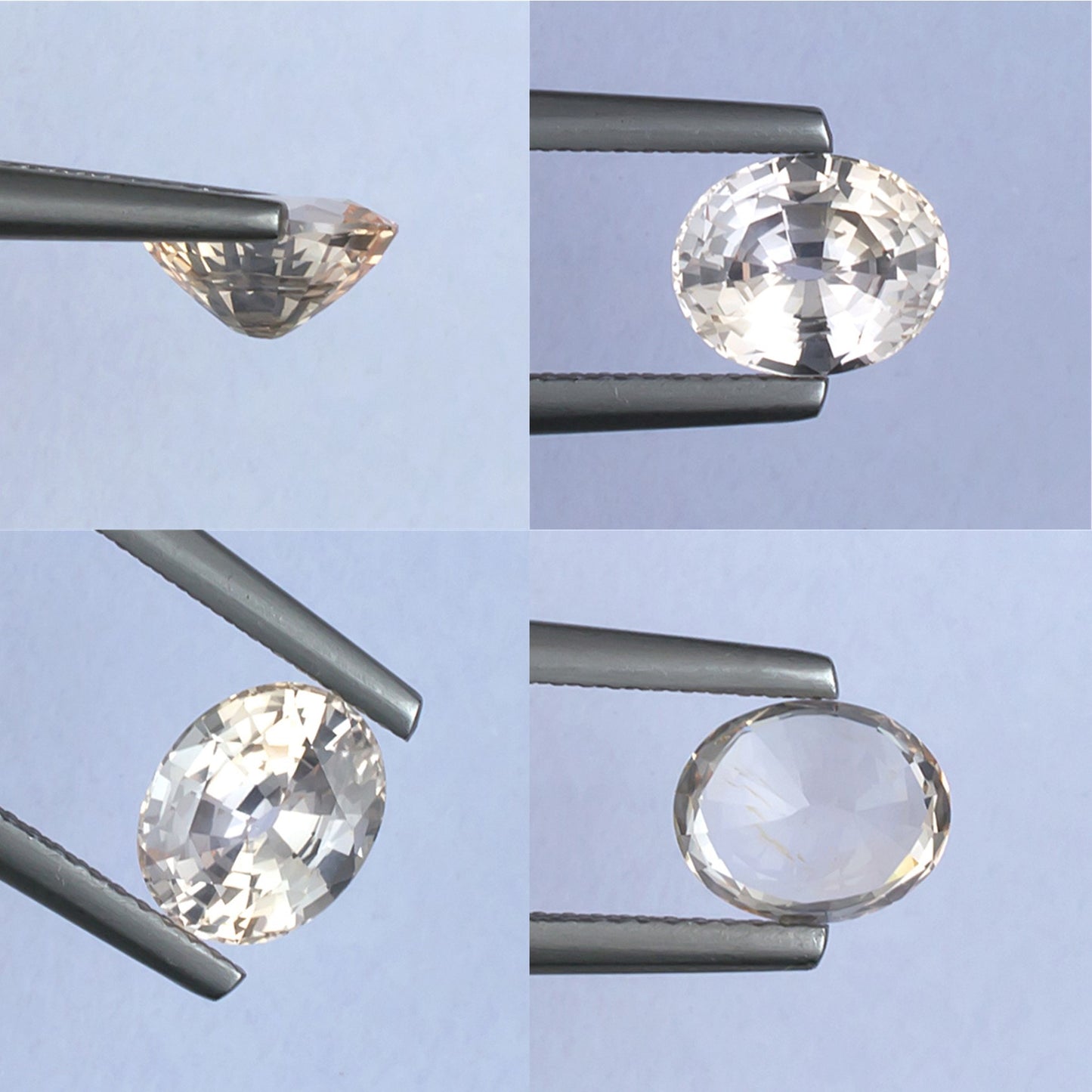 1.99ct Fancy Sapphire Colored Gemstone Collage