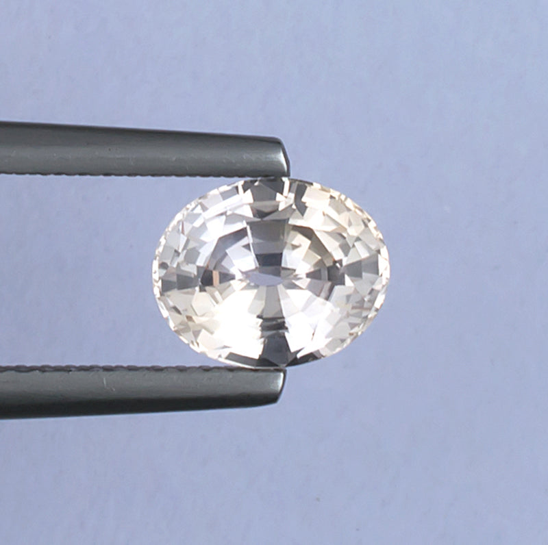 1.99ct Fancy Sapphire Colored Gemstone Top View Natural Background