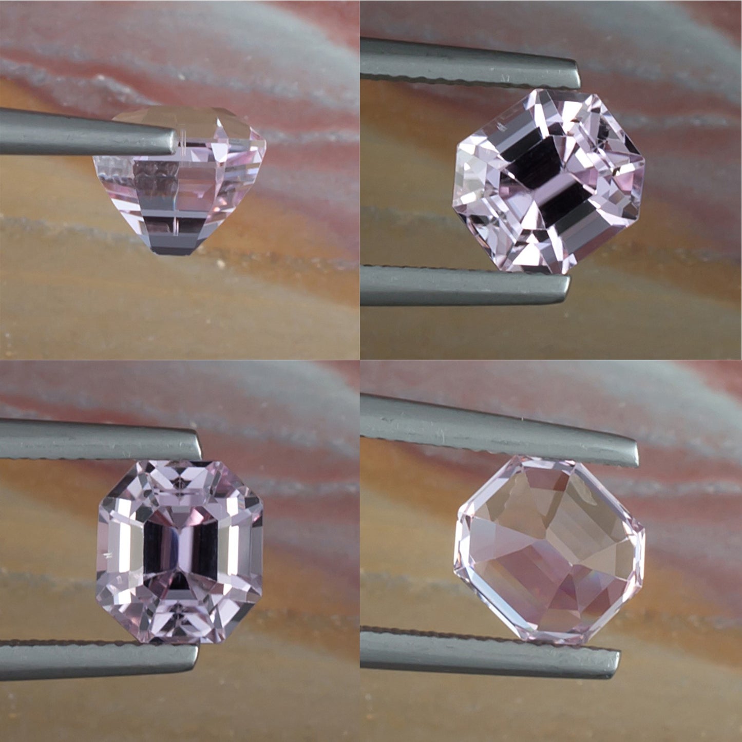 3.23ct Kunzite Colored Gemstone Collage II