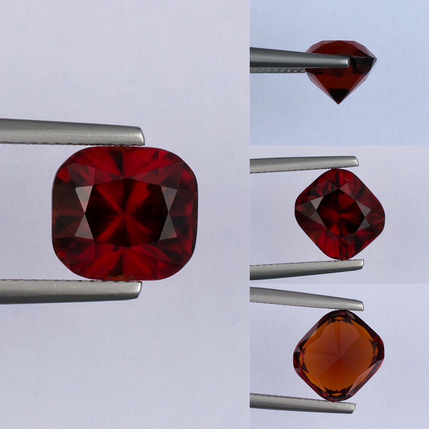 6.45ct Hessonite Garnet Colored Gemstone Collage