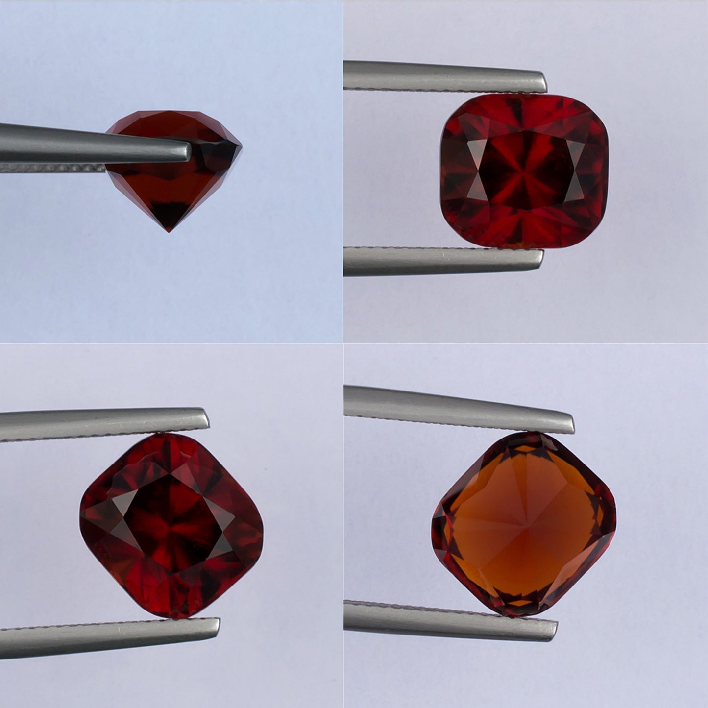 6.45ct Hessonite Garnet Colored Gemstone Collage