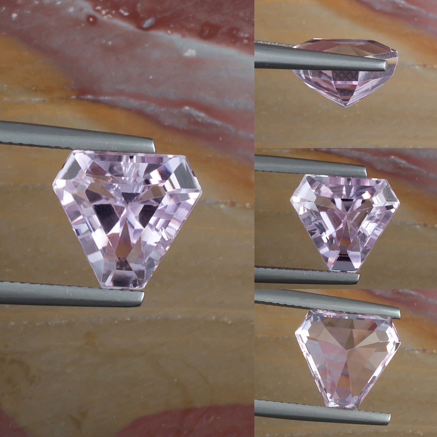 6.57ct Kunzite Colored Gemstone Collage