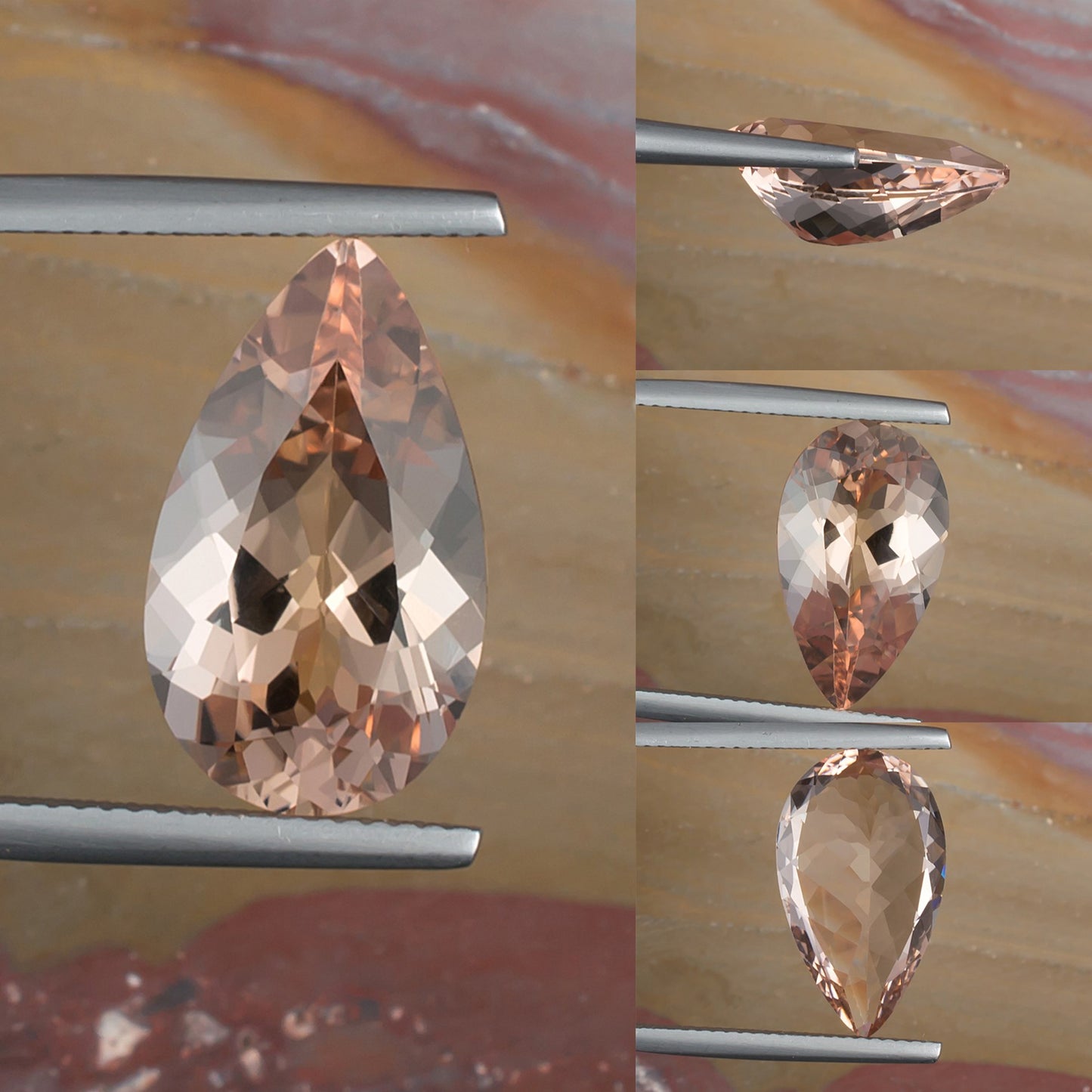 7.12ct Morganite Colored Gemstone Collage I