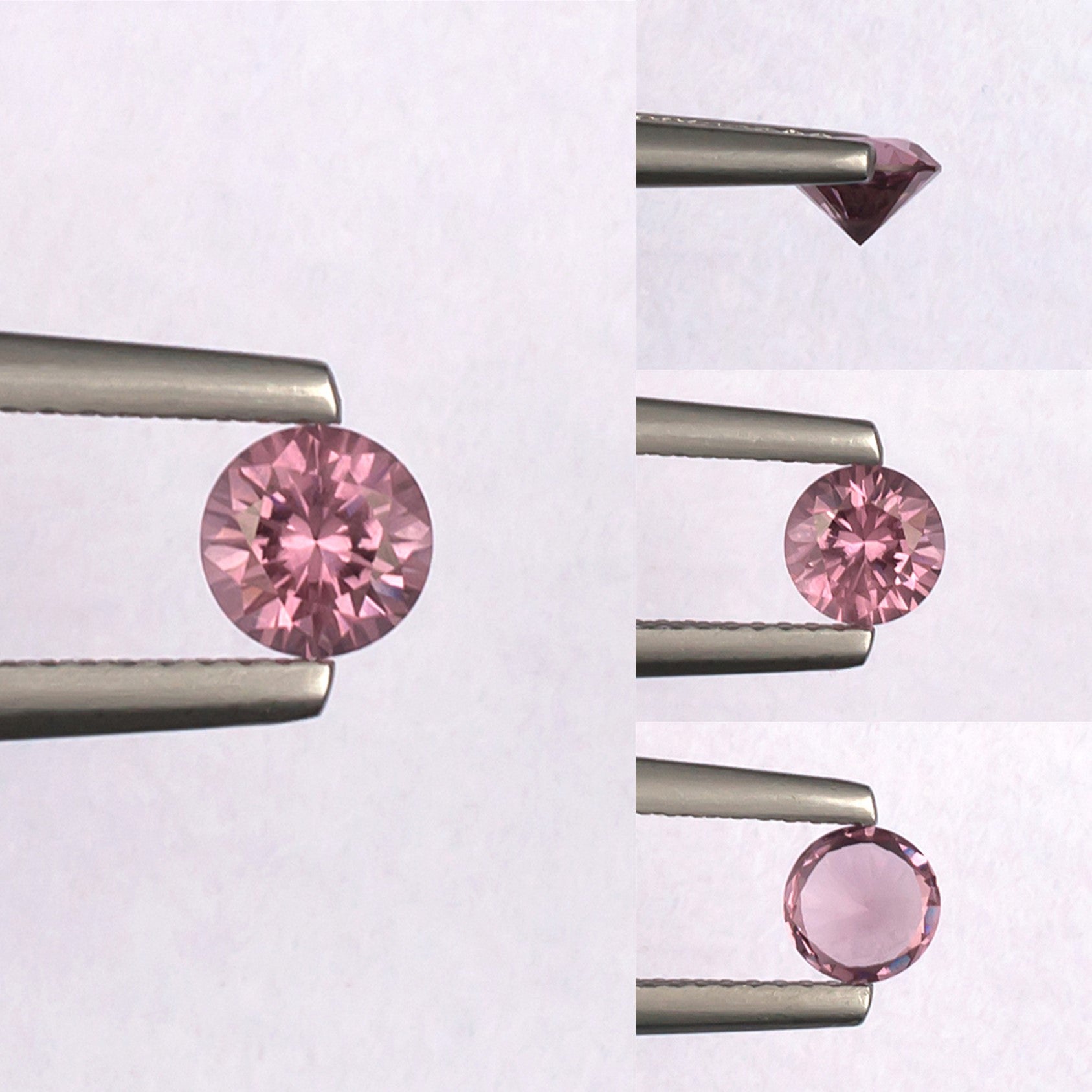 0.59 Malaya Garnet Colored Gemstone Collage 
