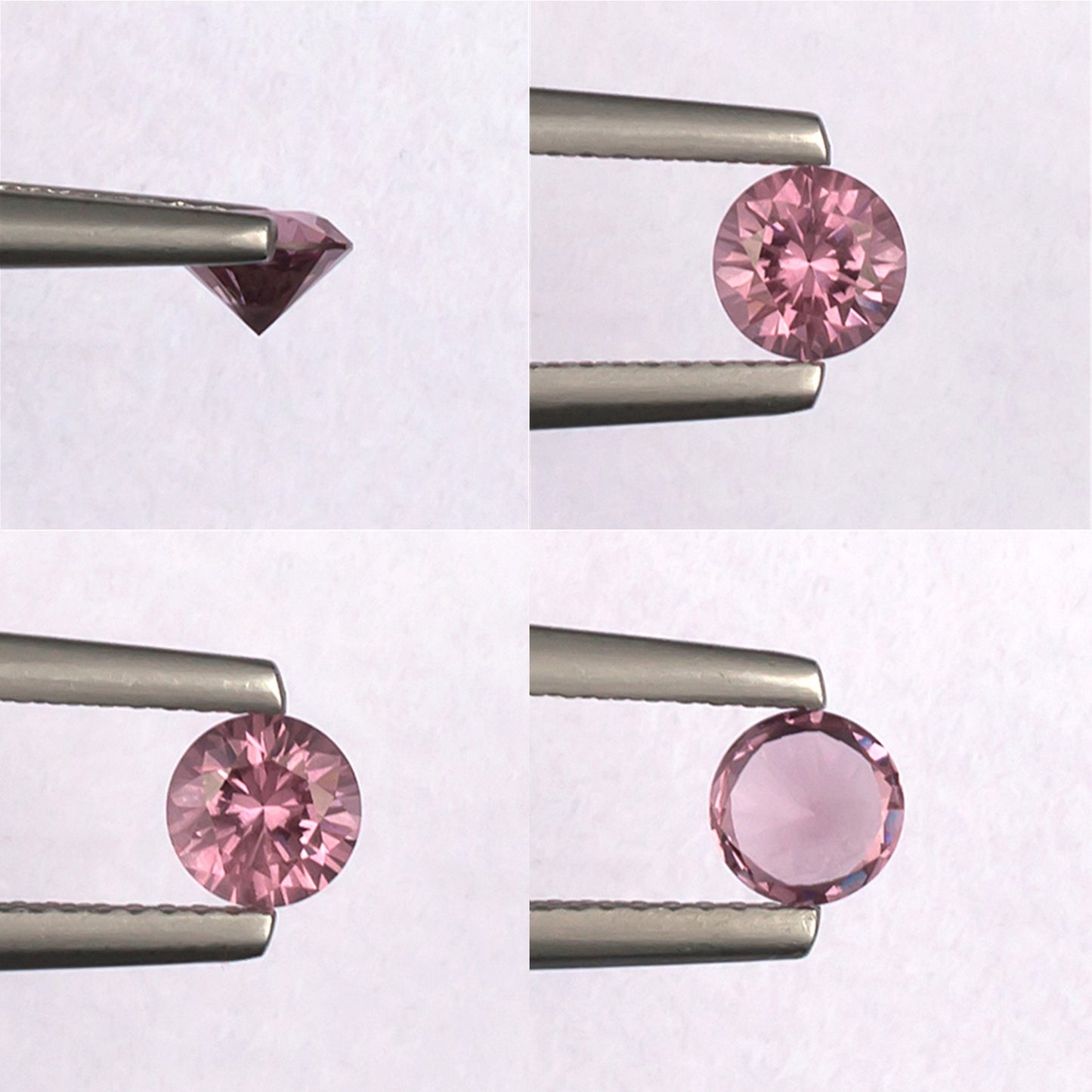 0.59 Malaya Garnet Colored Gemstone Collage 
