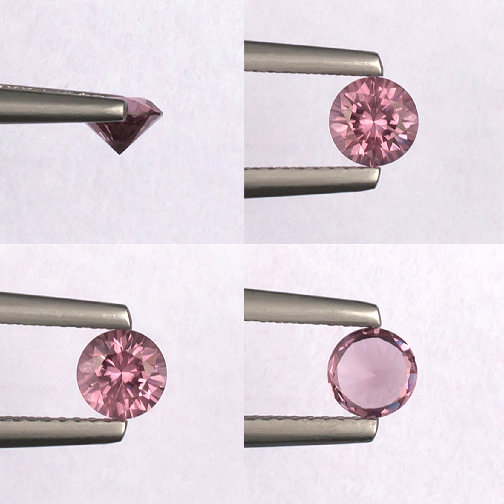 0.59 Malaya Garnet Colored Gemstone Collage 
