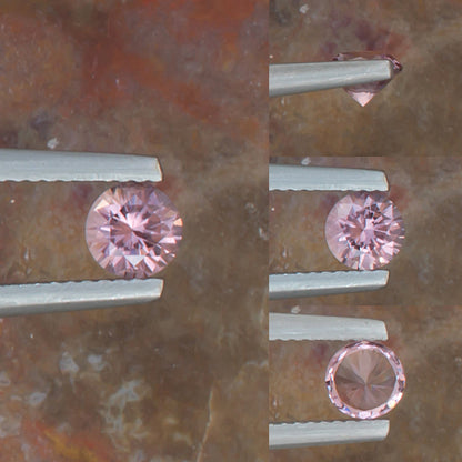 0.59ct Malaya Garnet Colored Gemstone Collage II 
