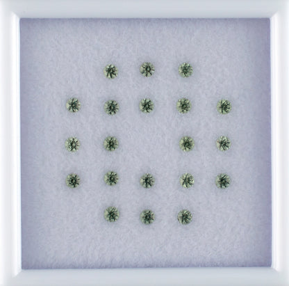 0.81ct Green Sapphire Colored Gemstone Melee Parcel 

