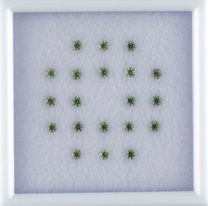 0.81ct Green Sapphire Colored Gemstone Melee Parcel 
