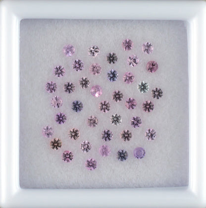 1.60mm Sapphire Colored Gemstone Melee Parcel