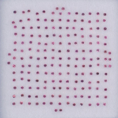 1.00twt Pink Sapphire Colored Gemstone Melee Parcel Top View White Background
