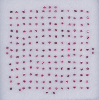 1.00twt Pink Sapphire Colored Gemstone Melee Parcel Top View White Background

