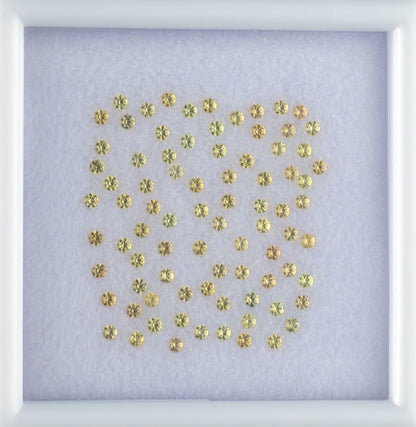 1.30mm Sapphire Colored Gemstone Melee Parcel