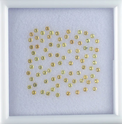 1.30mm Sapphire Colored Gemstone Melee Parcel
