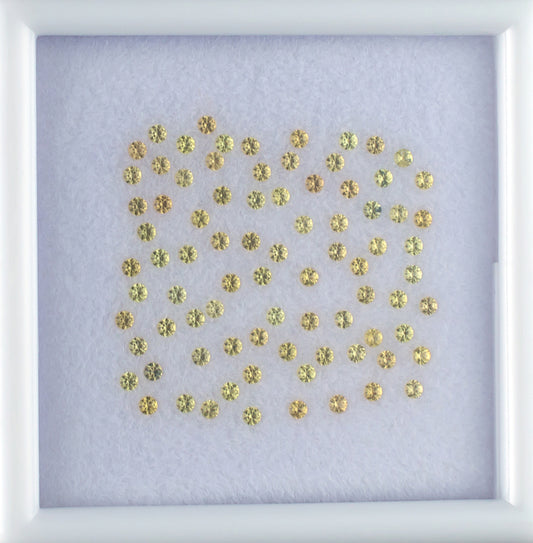1.30mm Sapphire Colored Gemstone Melee Parcel