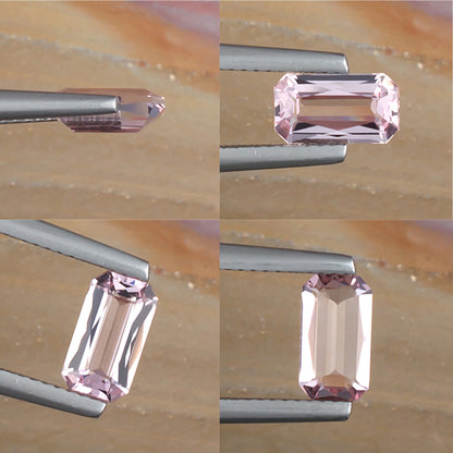 1.01ct Morganite Colored Gemstone Collage II 
