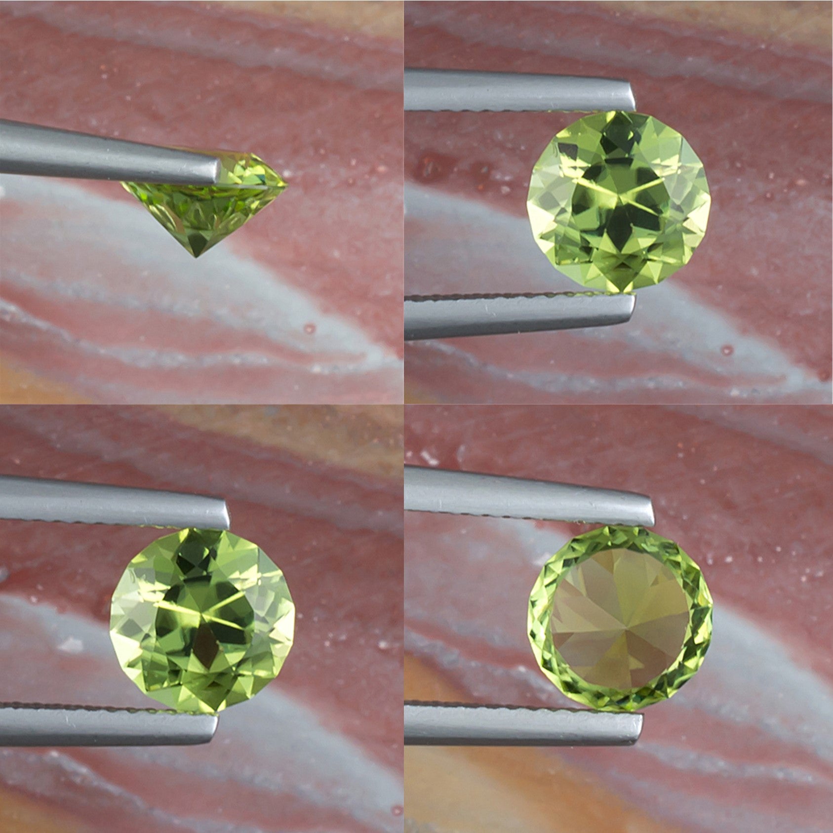 1.64ct Peridot Colored Gemstone Collage II 
