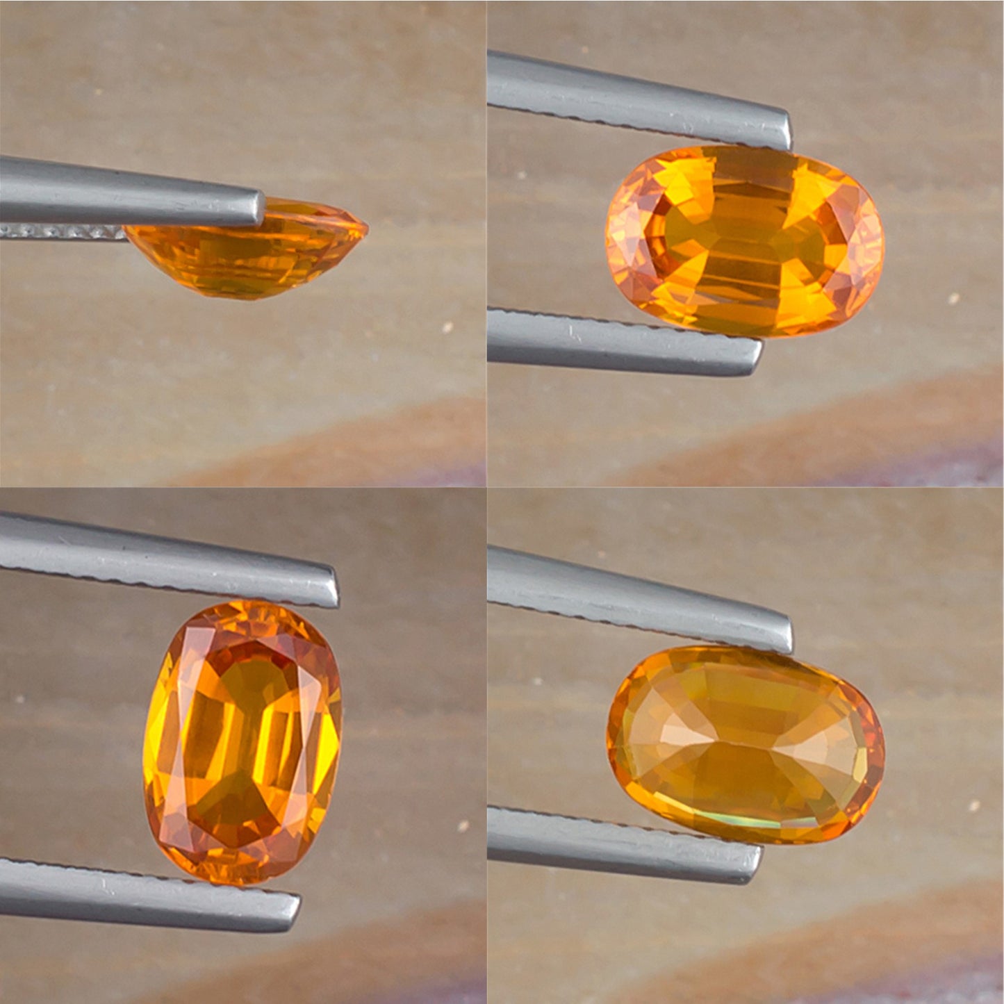 1.81ct Yellow Sapphire Colored Gemstone Collage II 
