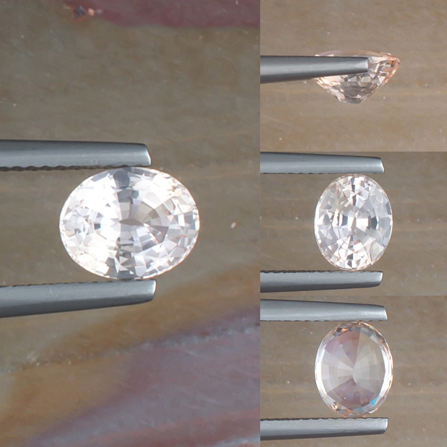 1.99ct Fancy Sapphire Colored Gemstone Collage I
