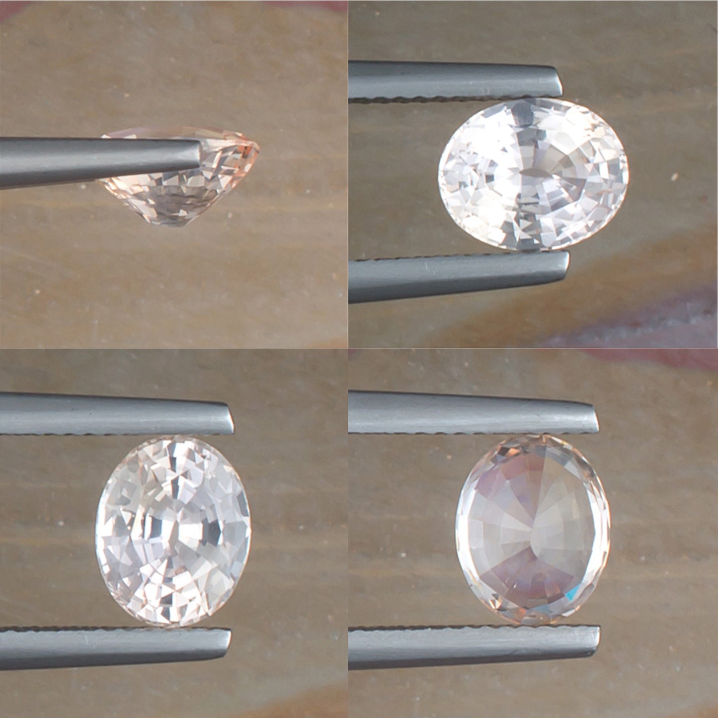 1.99ct Fancy Sapphire Colored Gemstone Collage II 
