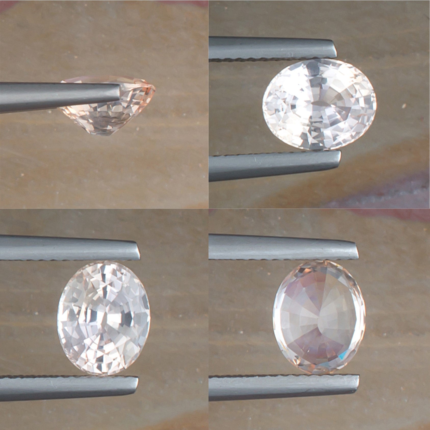 1.99ct Fancy Sapphire Colored Gemstone Collage II 
