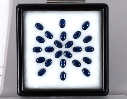 5x3mm blaues Saphirpaket