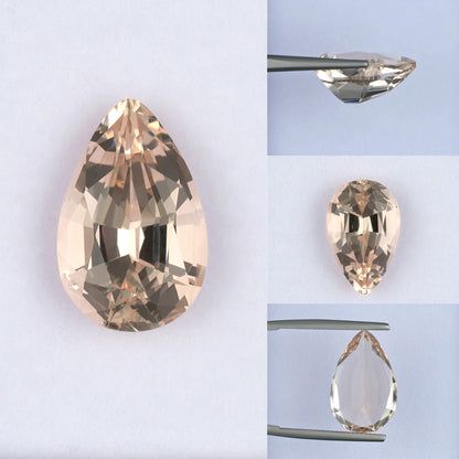 12.64ct Morganite Colored Gemstone Collage 
