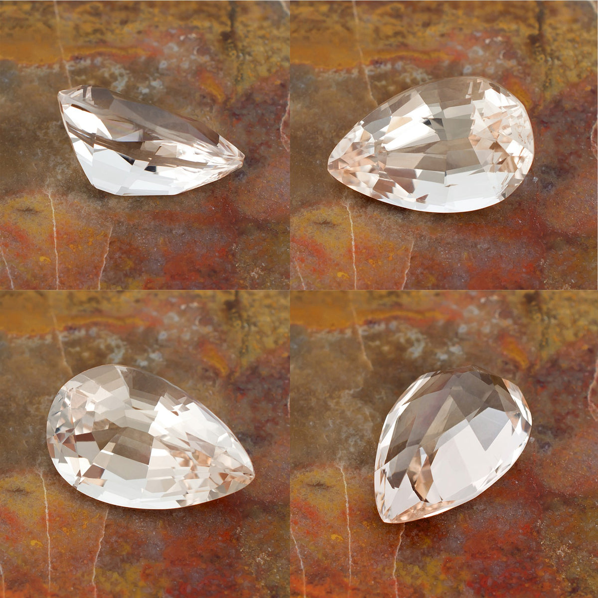 12.64ct Morganite Colored Gemstone Collage I 21439
