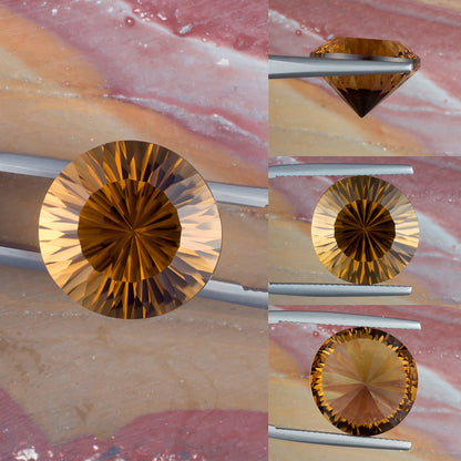 14.36ct Citrine Colored Gemstone Collage 

