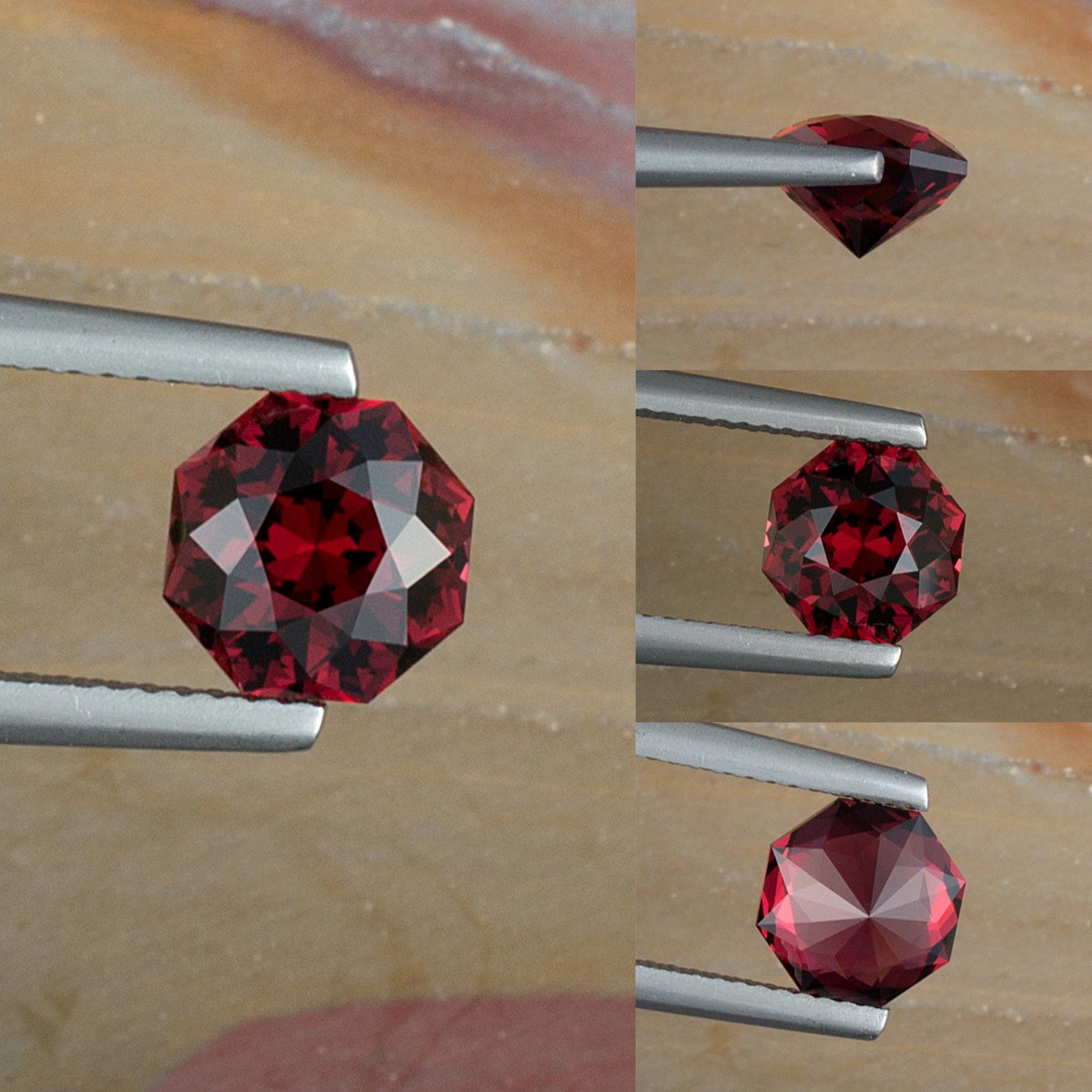 2.52ct Umbalite Garnet Colored Gemstone Collage 
