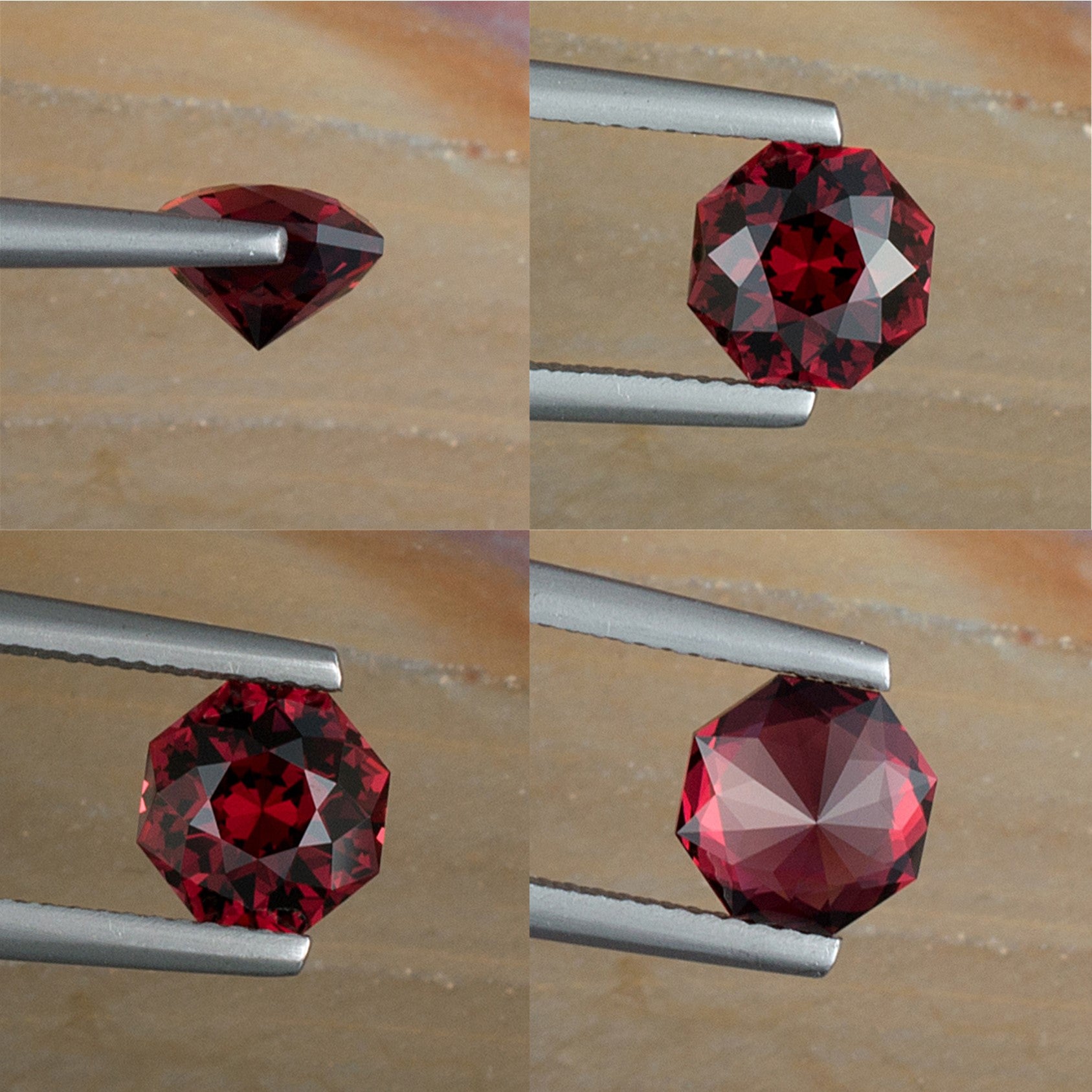 2.52ct Umbalite Garnet Colored Gemstone Collage 
