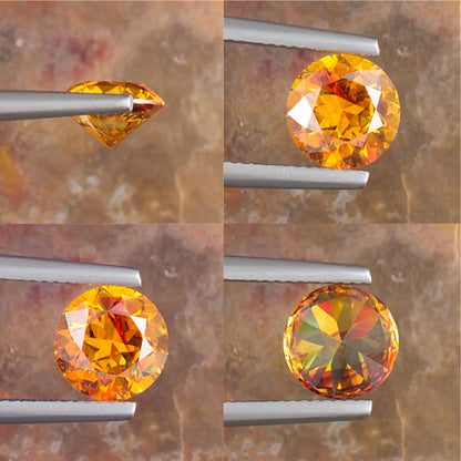 2.65ct Sphalerite Colored Gemstone Collage I 
