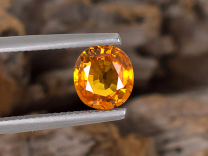 Saphir jaune 2,06 ct