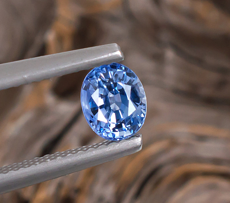 Saphir bleu 1,12 ct