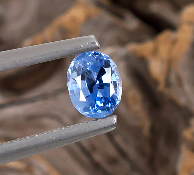 Saphir bleu 1,12 ct