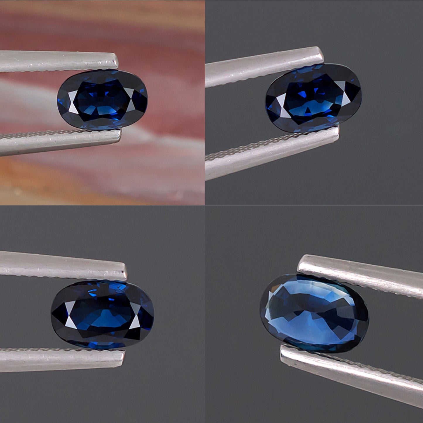 1,37 ct blauer Saphir