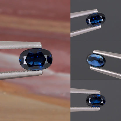 1,37 ct blauer Saphir