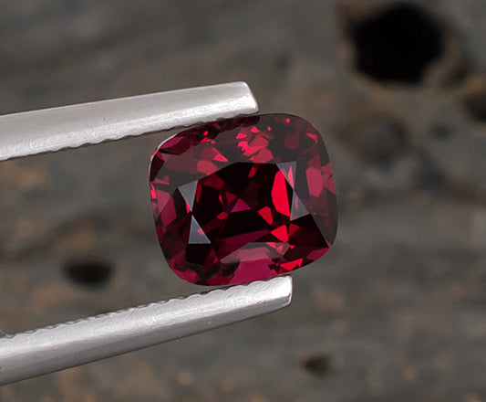 2.11ct Certified Red Spinel