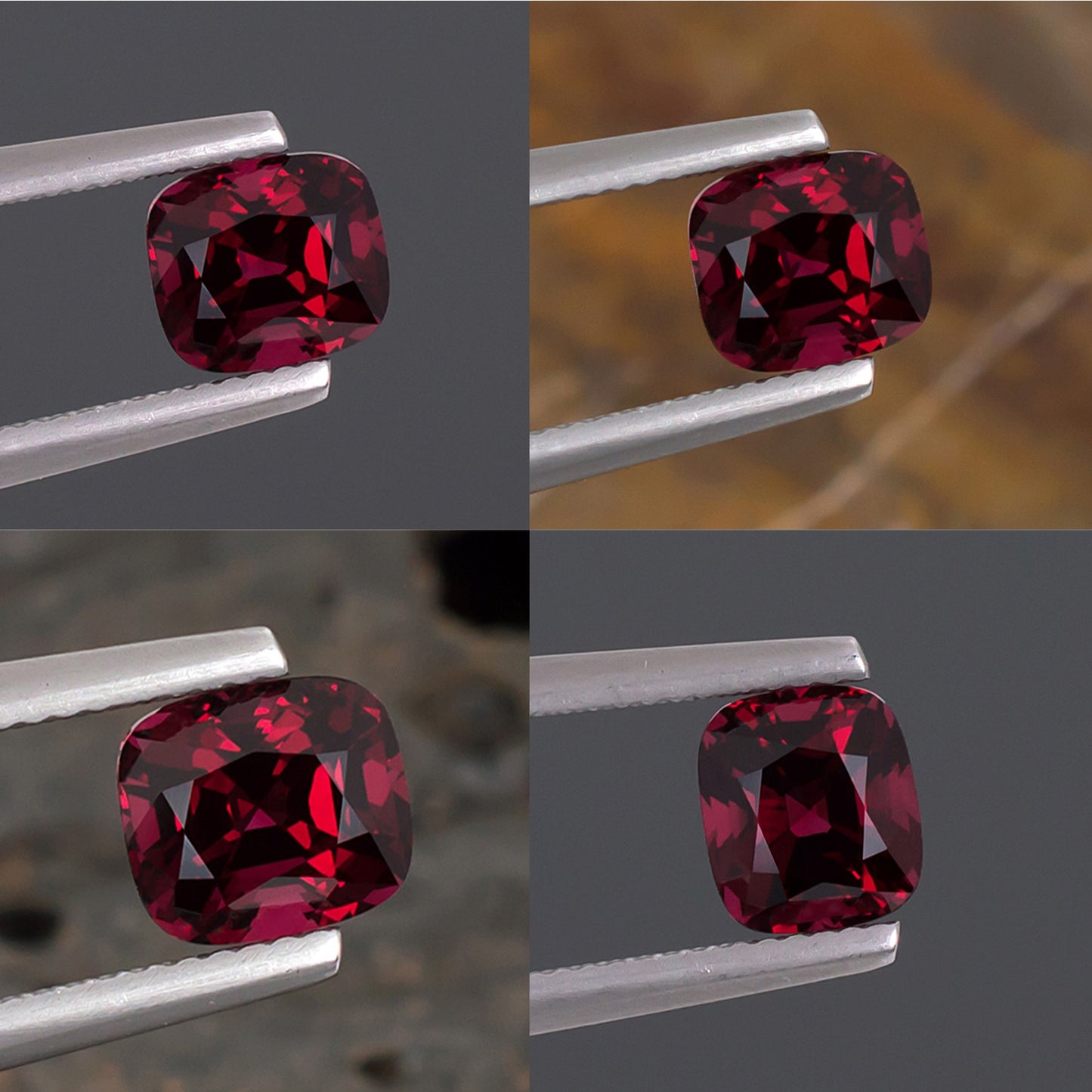 Spinelle rouge certifié 2,11 ct