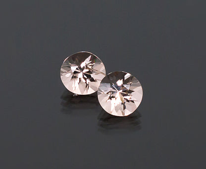 1.37twt Morganite Pair