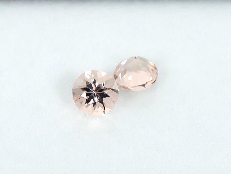 1.37twt Morganite Pair